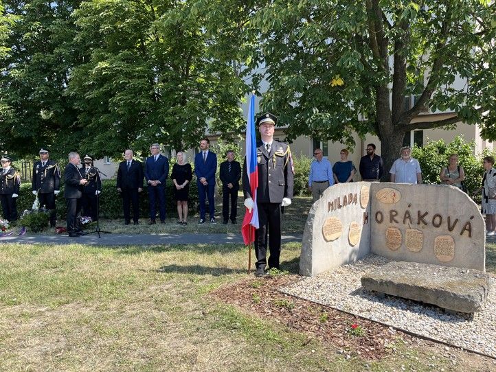 Plzeň uctila památku Milady Horákové na Slovanech, radní připomněli 76 let od její popravy
