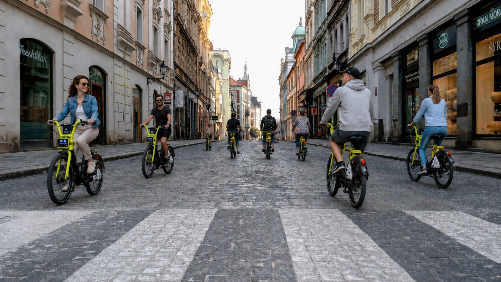 Sdílená elektrokola zaplnila Plzeň. Radnice teď řeší bezpečnost v ulicích