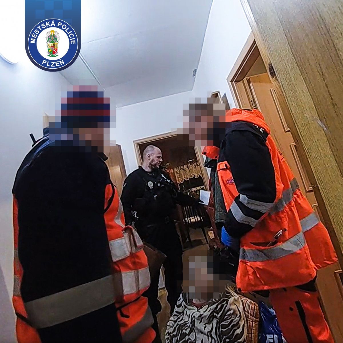 Tísňové tlačítko na mobilu zachránilo seniorku na Lochotíně