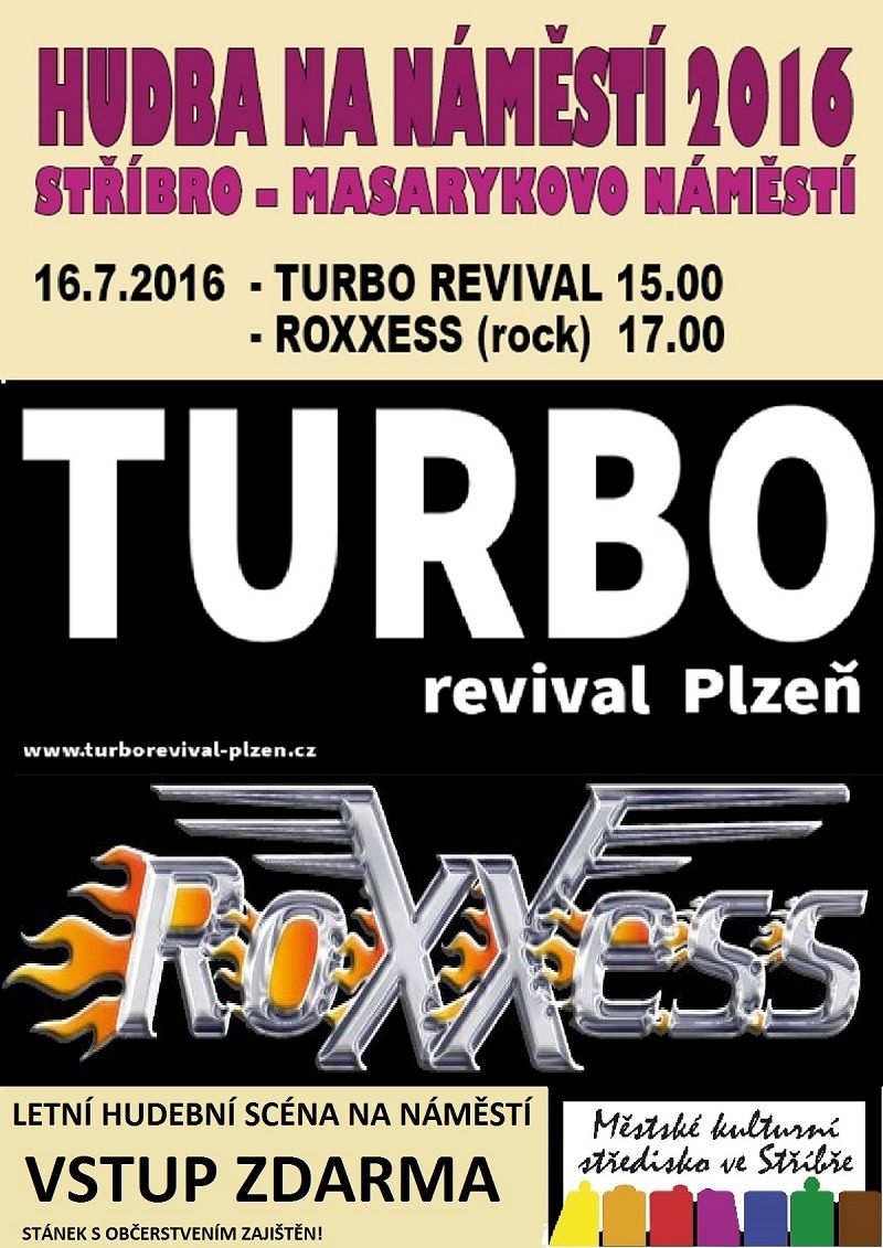 obrázek: Blíží se série tří koncertů HUDBA NA NÁMĚSTÍ ve Stříbře