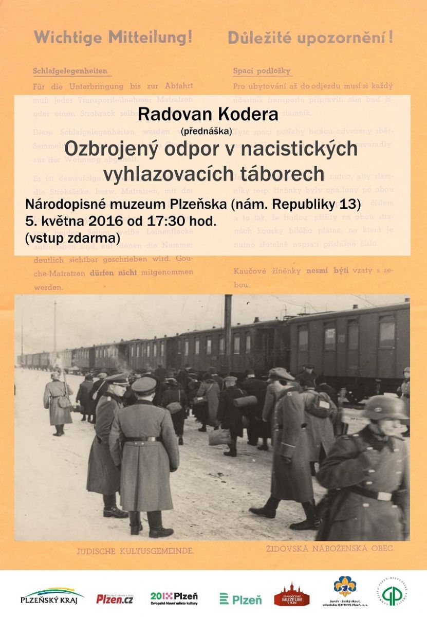 Cyklus přednášek - doprovodný program k výstavě VEDEM - Cesta terezínských kluků stále pokračuje