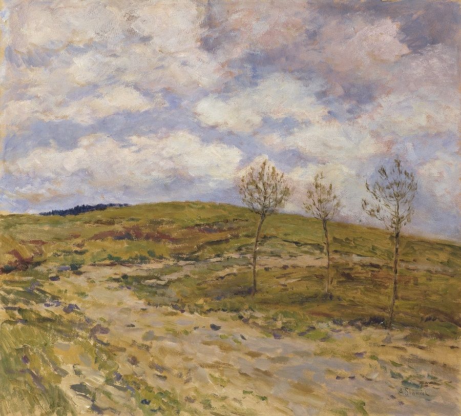 Česká krajinomalba ze sbírky pojišťovny Kooperativa