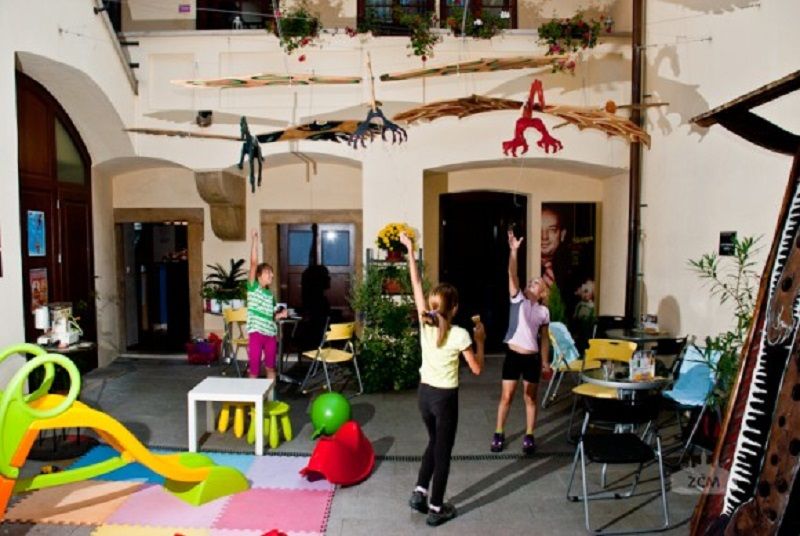 obrázek: Kinetický dvorek 2015