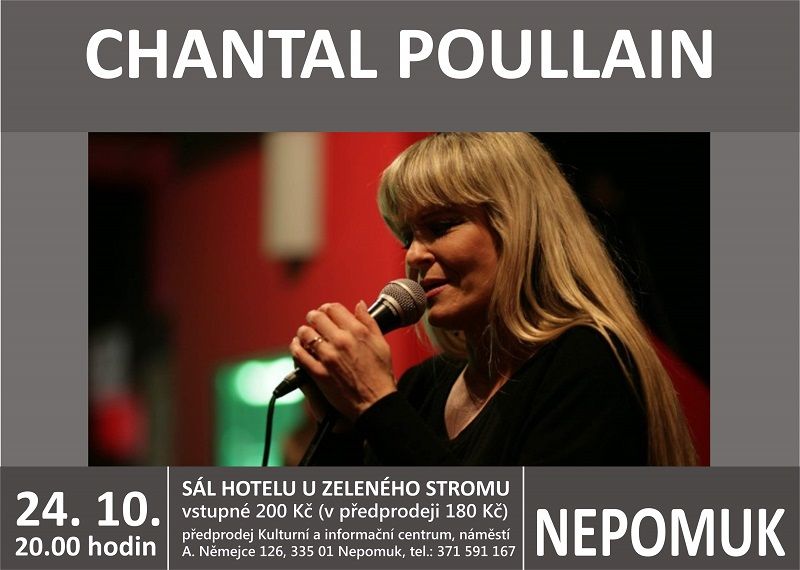 obrázek: Koncert Chantal Poullain, výstava hnětýnek a ples města Nepomuk
