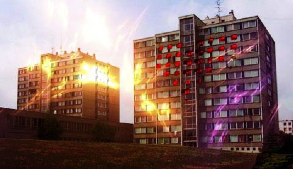 obrázek: Okna studentských kolejí v Plzni poprvé rozbliká oblíbená Light show