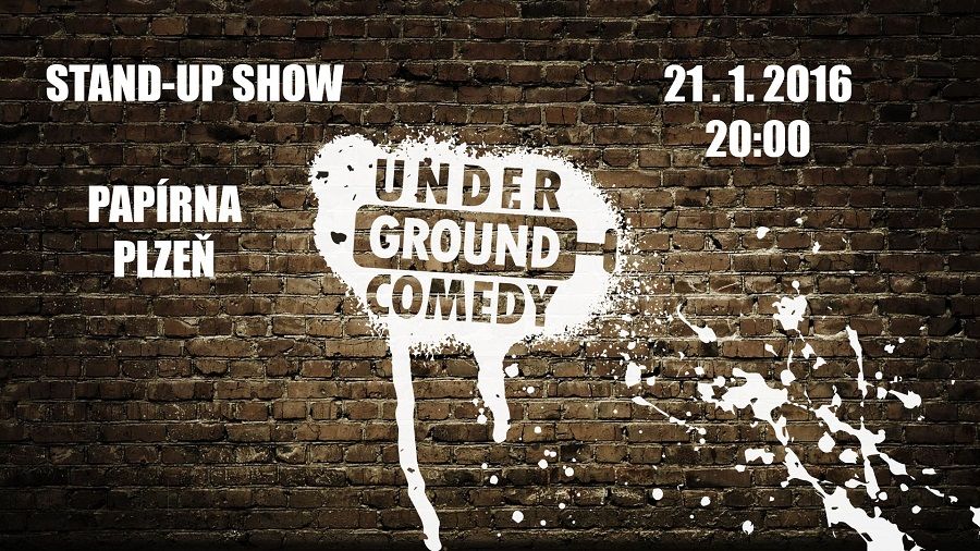 Stand-up show Underground Comedy v Plzni