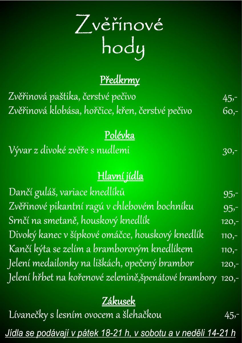 obrázek: Lovecký víkend na Plovárně v Hradišti