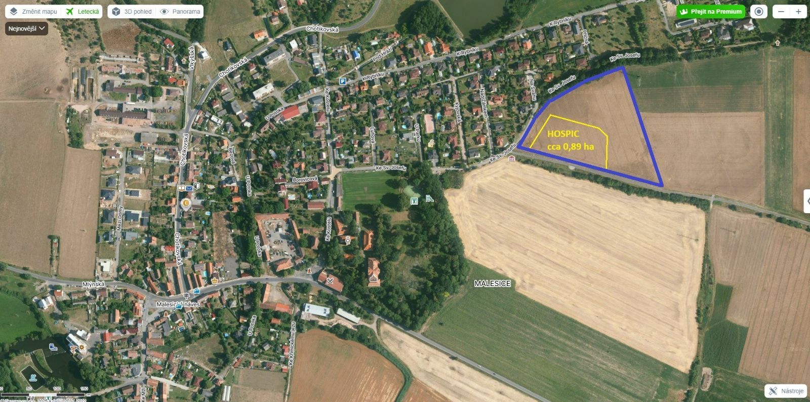 Hospic sv. Lazara zamíří do Malesic, rada města schválila záměr 