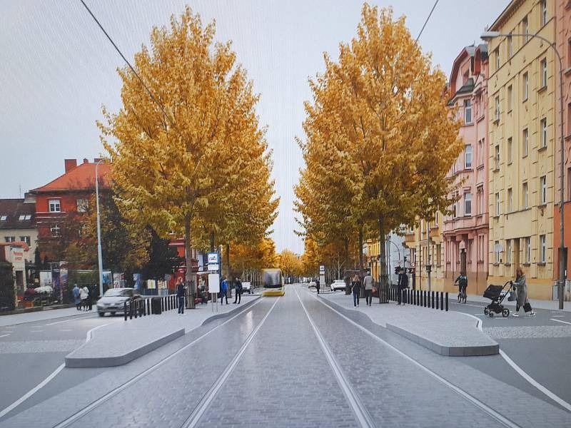 Klatovská třída bude zelenější a bezpečnější