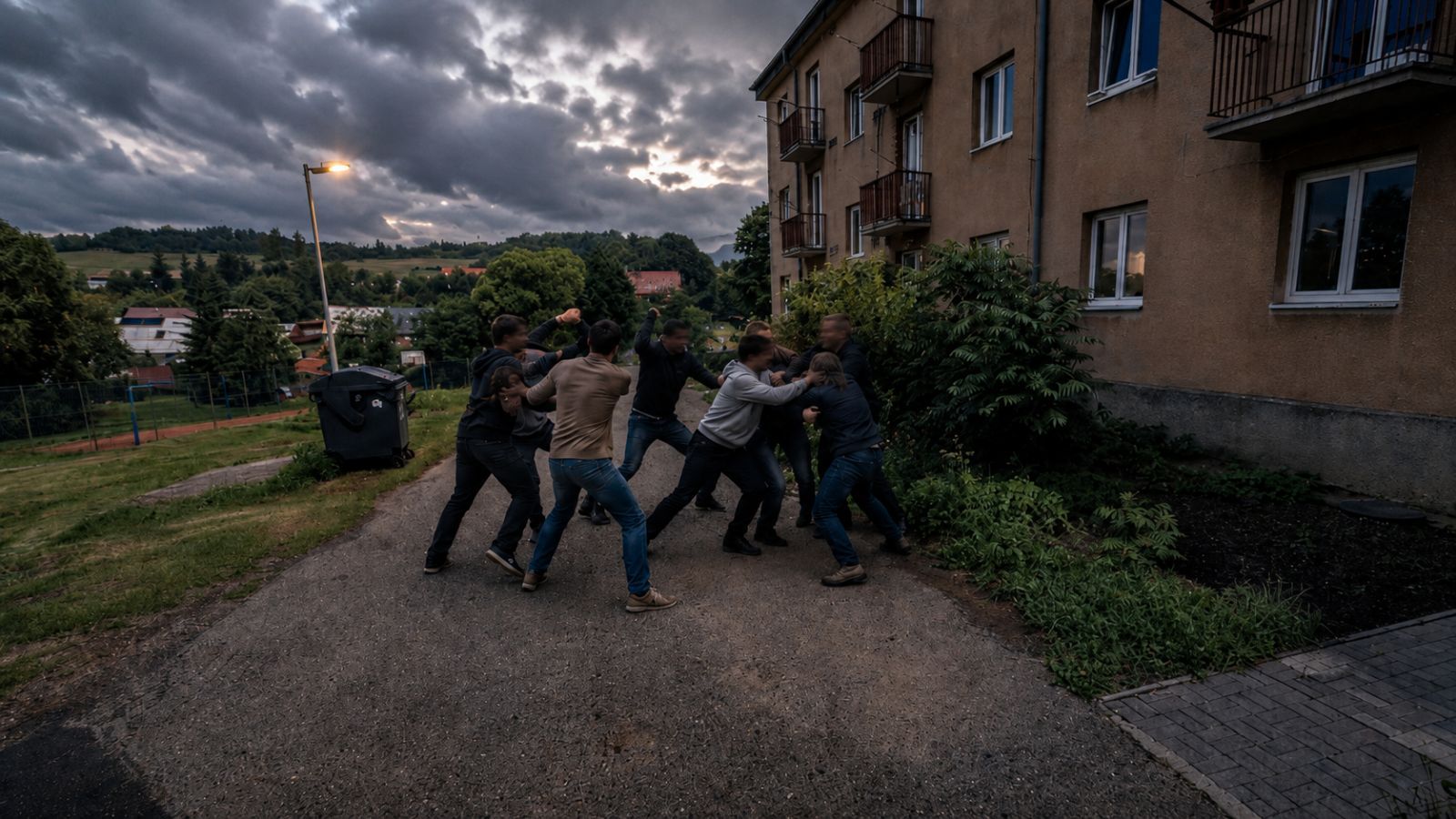 Pět členů rodiny dostalo podmínky za brutální rvačku v Bražci. Otec má tříletý trest