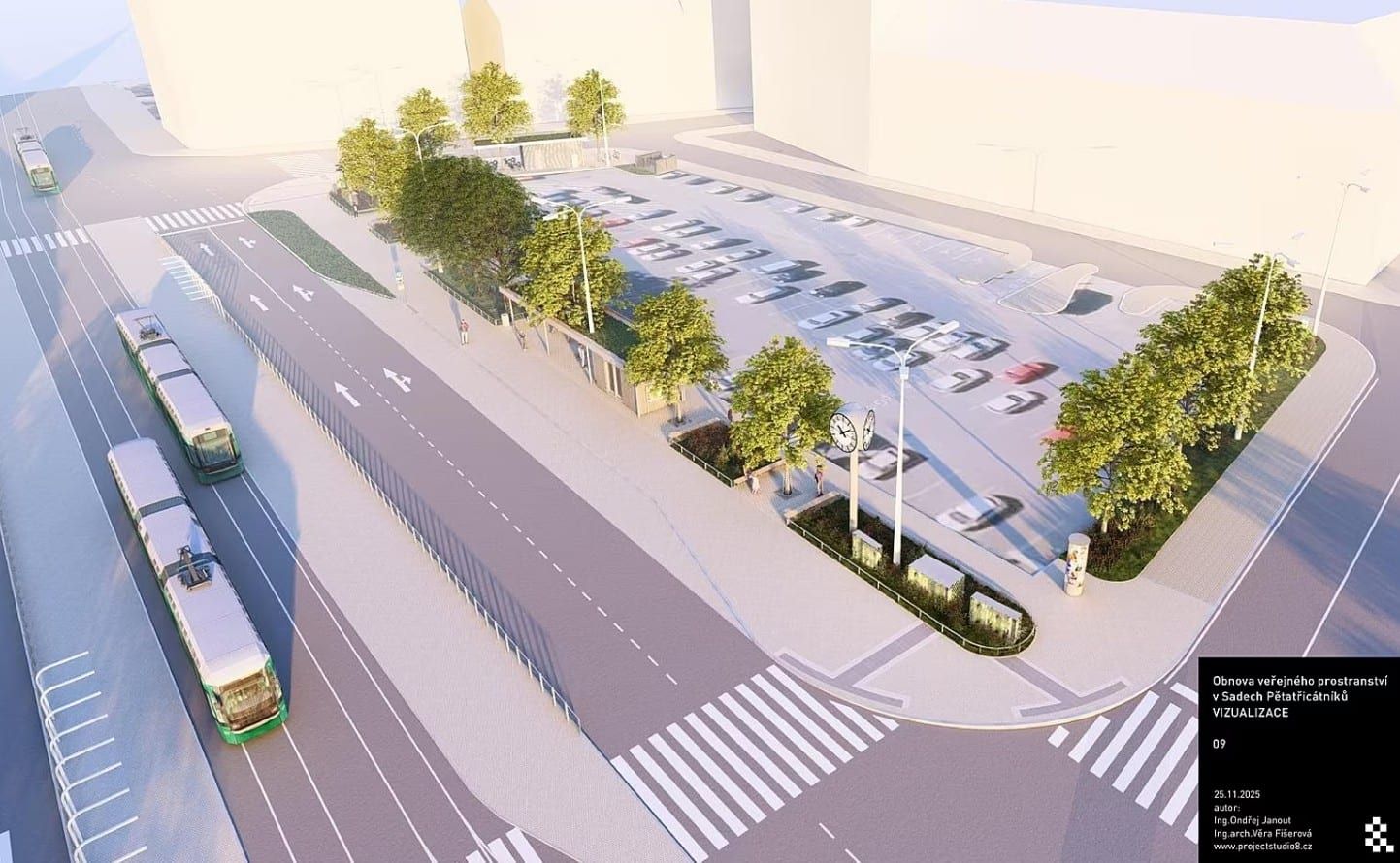 Sady Pětatřicátníků ožijí zelení a přibudu kiosky