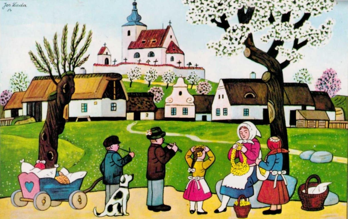 Velikonoce trochu jinak. Zámek Mlázovy zve na kouzelnou výstavu starých pohlednic