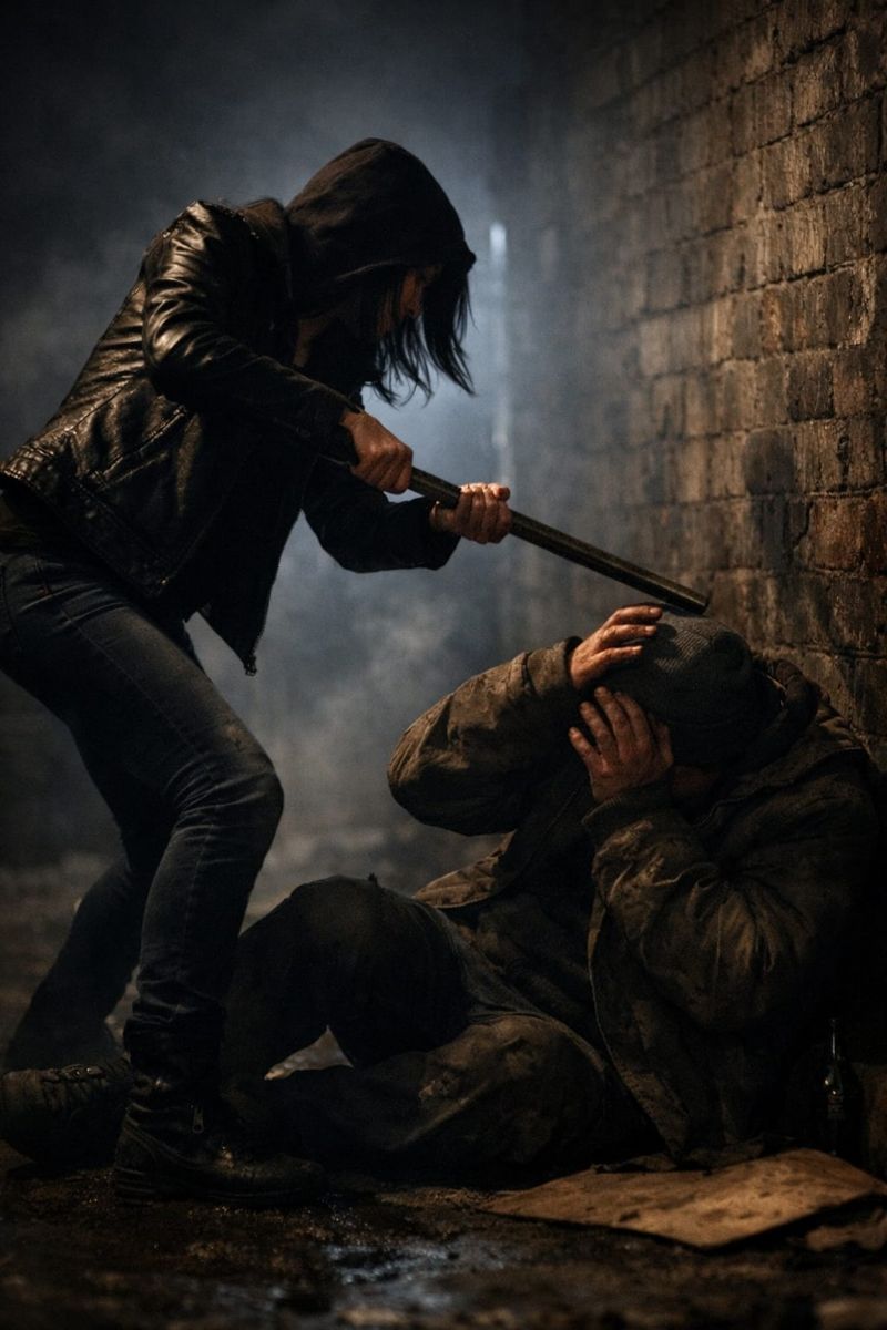 Žena podle obžaloby udeřila bezdomovce tyčí a vypíchla mu oko, hrozí jí deset let