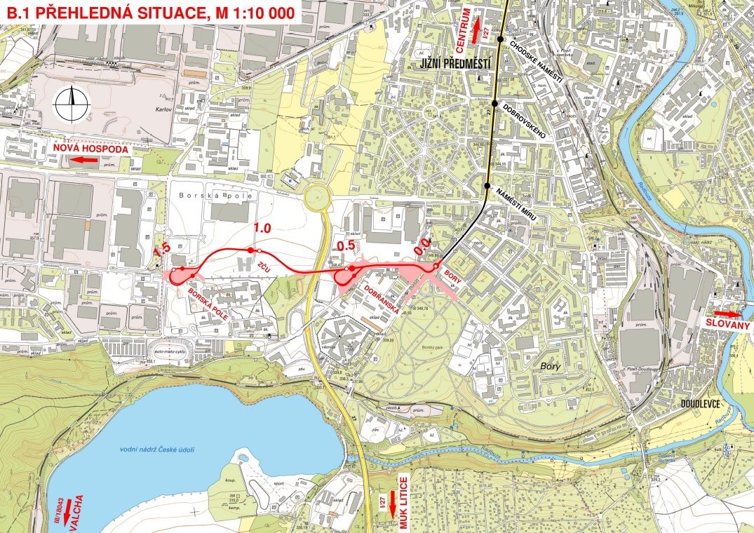 obrázek: Plzeň finišuje s přípravou budování tramvajové trati na Borská pole