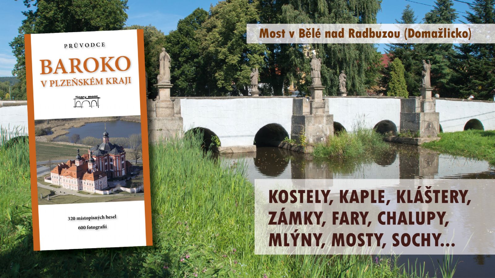 Kniha Baroko v Plzeňském kraji přináší tipy na výlety
