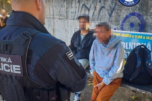 obrázek:Kontrola u čerpací stanice v Plzni odhalila cizince bez pobytových dokladů
