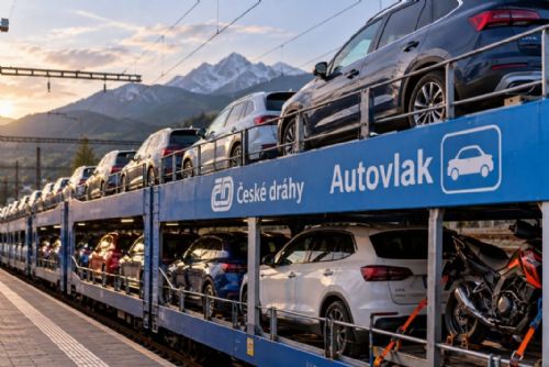 obrázek:Autovlak z Prahy na Slovensko láká stále více řidičů. Přibudou spoje a zkrátí se cesta