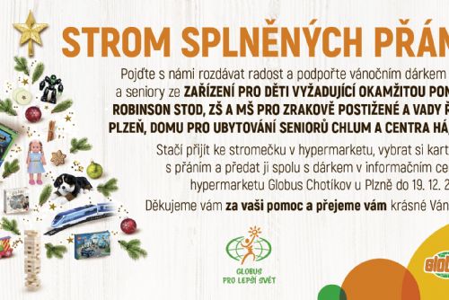 Foto: Strom splněných přání v Globusu Chotíkov