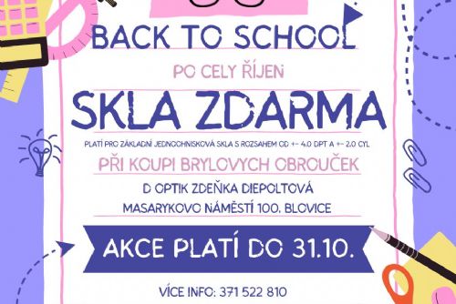 Foto: Akce pro děti - Zpátky do školy s novými brýlemi