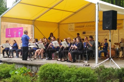 obrázek:Lázeňská sezóna v Konstantinových Lázních je v plném proudu