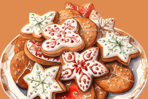 obrázek:Mé oblíbené cukroví. Je tady další výtvarná soutěž