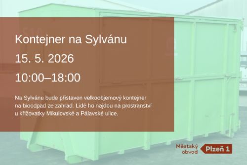 obrázek:Na Sylvánu bude mimořádně přistaven kontejner na bioodpad