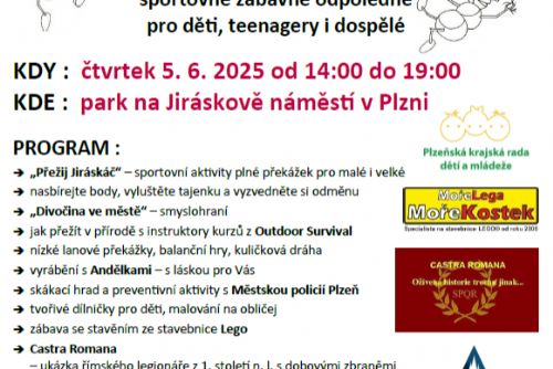 Foto: Na Jiráskově náměstí se uskuteční Olympiáda