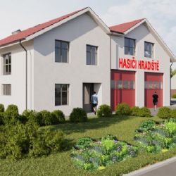 Slavnostní poklep zahájil rekonstrukci a dostavbu zbrojnice v Hradišti