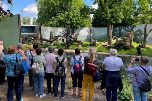 Foto: Slovanští senioři zavítali na exkurzi do zoo