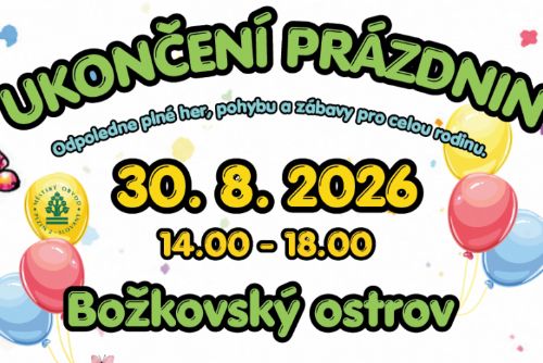 obrázek:Ukončení prázdnin na Božkovském ostrově