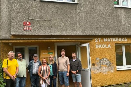 obrázek:V odloučeném pracovišti 27. MŠ začala rozsáhlá rekonstrukce, promění se od fasády po střechu