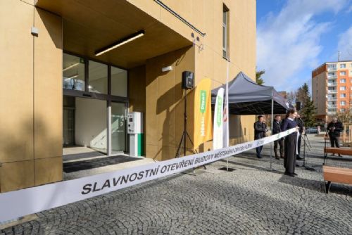 obrázek:Budoucí sídlo Čtyřky je kompletně opraveno a přístavba dokončena