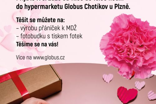obrázek:Výroba přáníček k MDŽ v Globusu Chotíkov