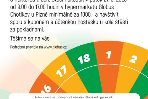 obrázek:Kolo štěstí v Globusu Chotíkov