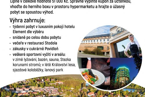 obrázek:Soutěž o rodinný pobyt na Lipně s Globusem Chotíkov