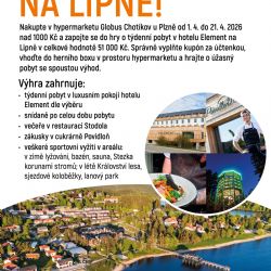 Soutěž o rodinný pobyt na Lipně s Globusem Chotíkov