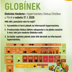 Hledá se Globínek v hypermarketu Globus Chotíkov