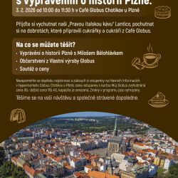 Kavárenské dopoledne s vyprávěním o historii Plzně