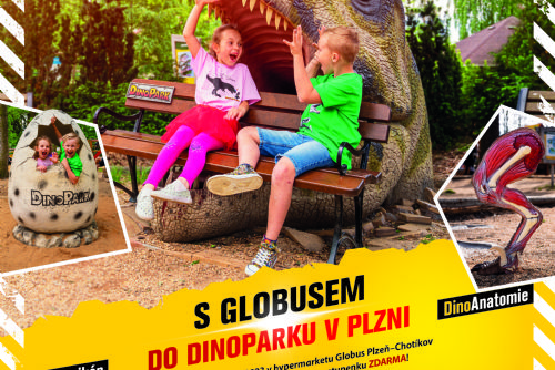 obrázek:S GLOBUSEM DO DINOPARKU