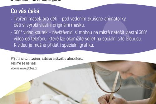obrázek:Tvoření masek v Globusu Chotíkov