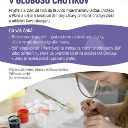 Tvoření masek v Globusu Chotíkov