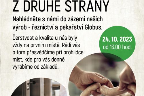 obrázek:Zveme vás na GLOBUS Z DRUHÉ STRANY.