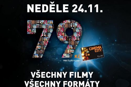 Foto: Do multiplexu za 79 Kč? Levná neděle v Cinema City je tady