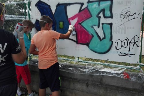 Foto: Graffiti ano, ale legálně. V Klubech Diakonie Západ mají jasno