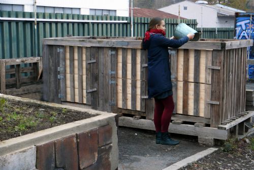 Foto: Kompostér v PěstírněDEPO je nově k dispozici široké veřejnosti