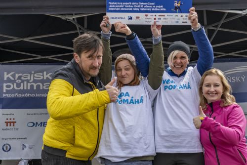 Foto: Krajský půlmaraton podpořil projekt Voda pomáhá i přes zrušení závodu