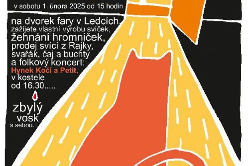Foto: Ledovec zve na tradiční Hromnicové svíčkování