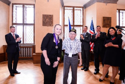 Foto: Letošní držitelkou stipendia generála Pattona je Natálie Jeslínková