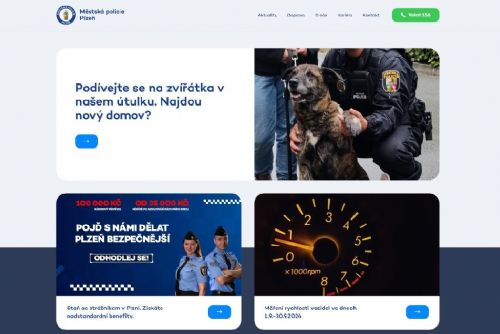 Foto: Městská policie Plzeň spustila nové moderní webové stránky