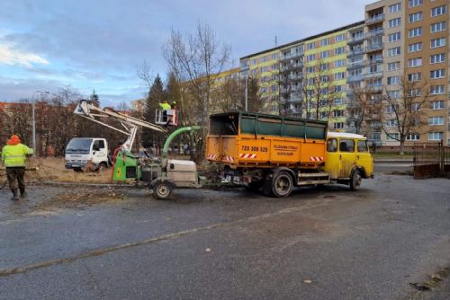 Foto: Bourá se Alice, obvod zajistil dočasná parkovací místa 